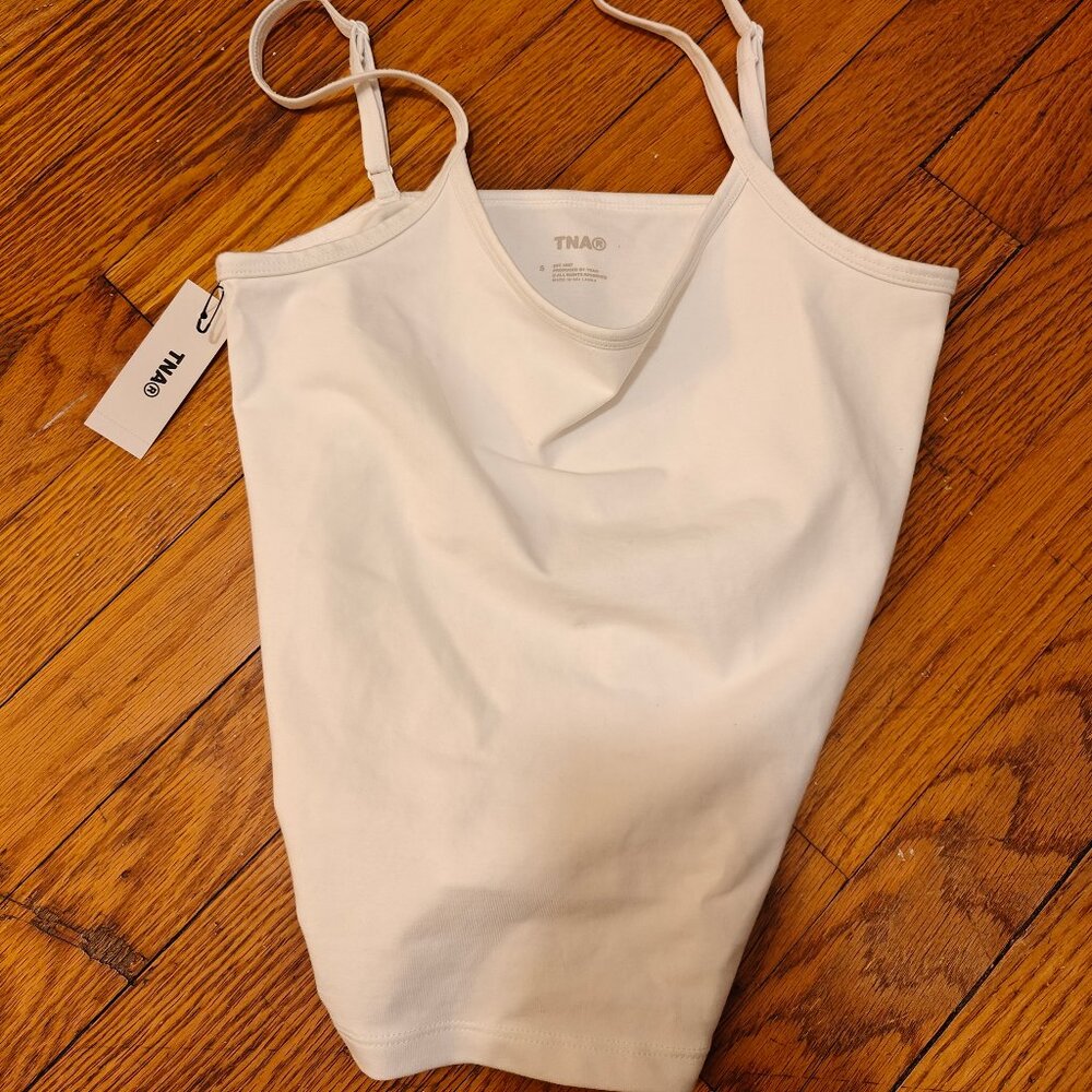 TNA crop tank white size Small new with a tag
